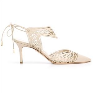 Nicholas Kirkwood Leda Laser Cut slingback sandals